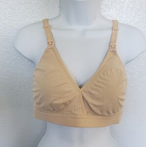 Nude Nursing Bra Comfortable And Soft Sports Bra Style Sz Medium Maternity baby